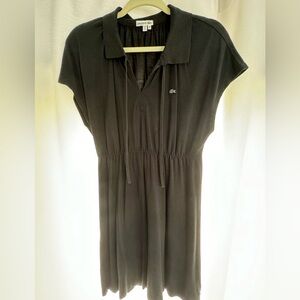 Lacoste size 44 Women’s black polo dress